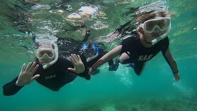 Snorkeling fits all ages and skill levels