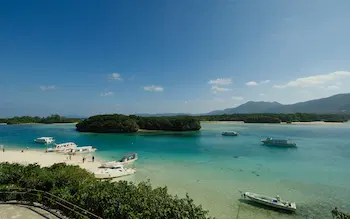 Kabira Bay view from the observation point