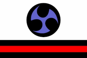 The Ryukyu kingdom flag
