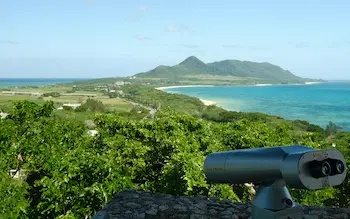 Tamatorizaki View point view to the north of Ishigaki Island