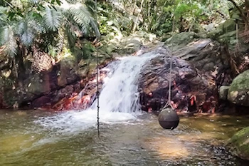 Waterfall fun family tour activity 350